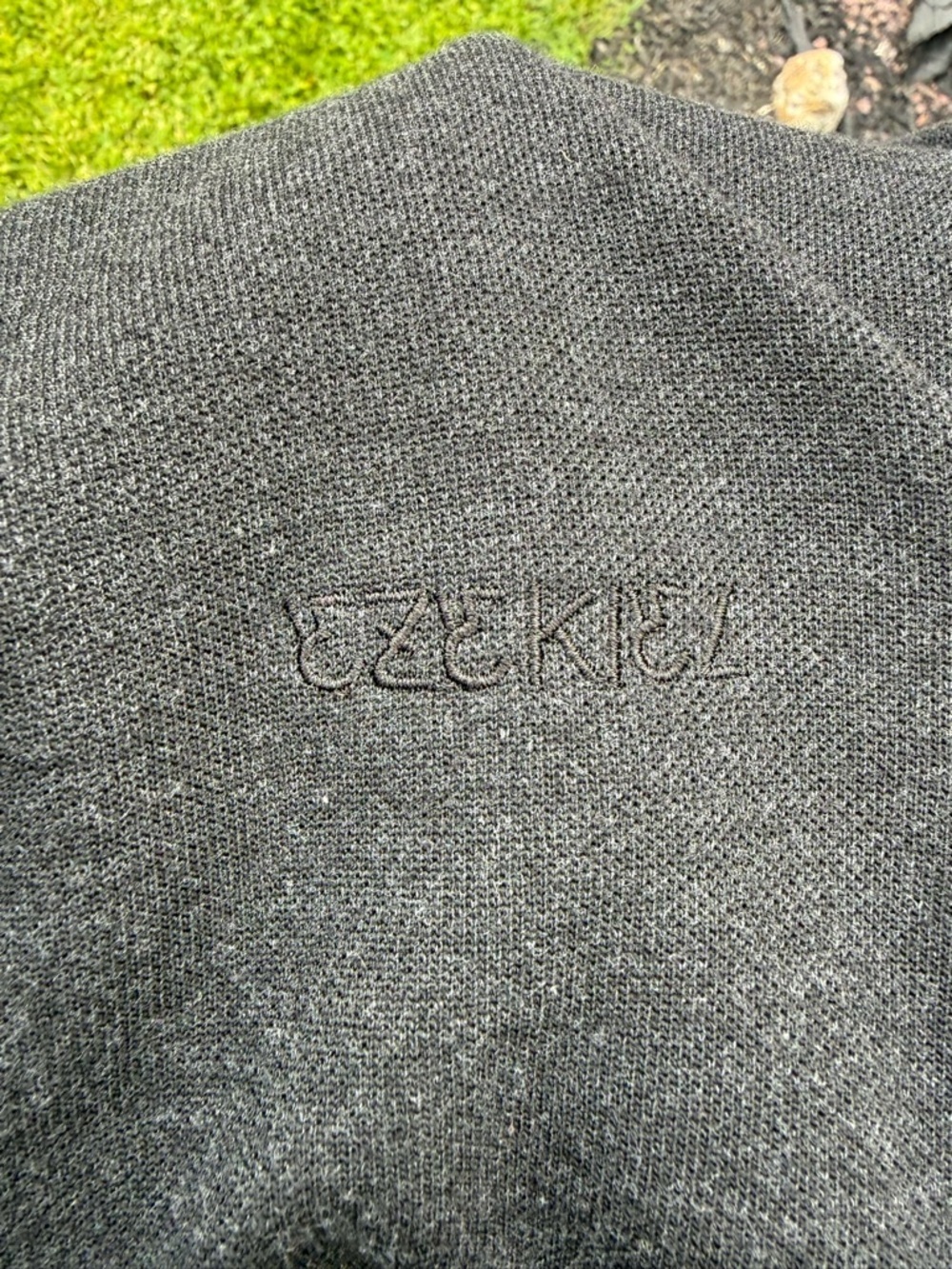 Ezekiel Men’s Medium Quilted Shawl Collar Pullover Hoodie Charcoal Gray - Picture 7 of 7